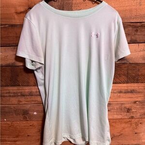 Under Armour Mint Green HeatGear Shirt